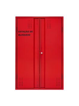 2031: Estação de Bloqueio com 02 Portas em Aço Carbono | 50 Posições | 02 Prateleiras